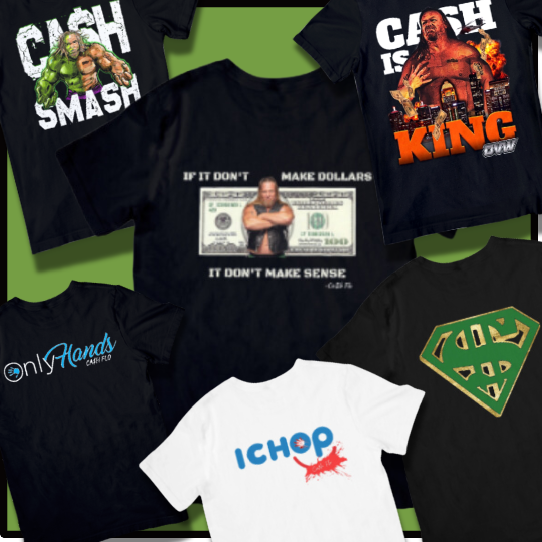 Cash Flo Wrestling Tees