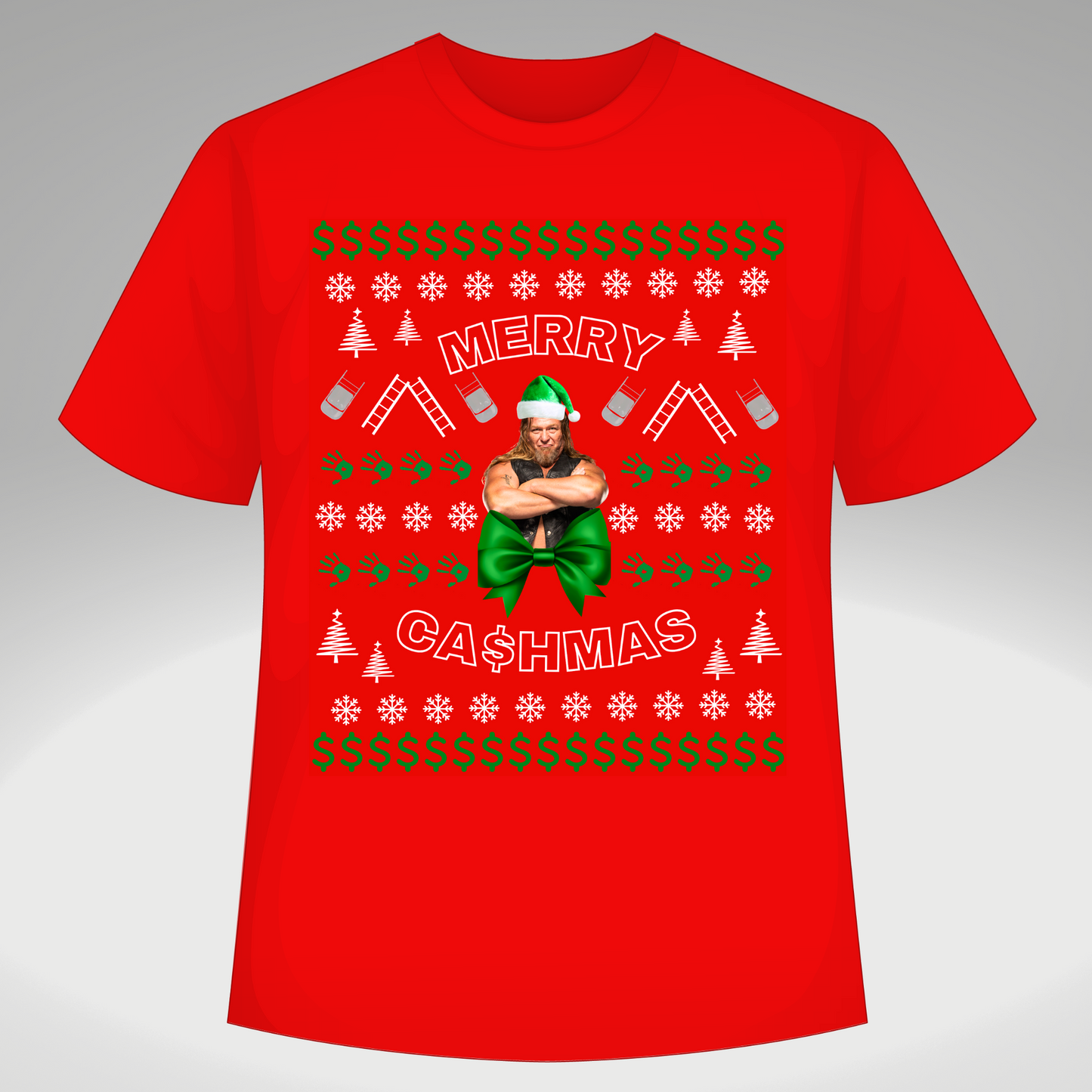 Cash Flo's Ugly Christmas Sweater Tee