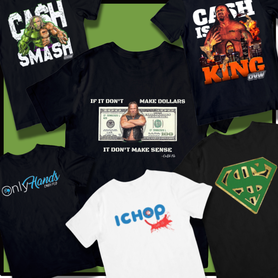 Cash Flo Wrestling Tees
